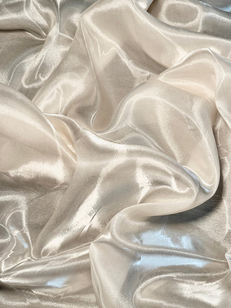 Liquid Shimmery Organza Ivory