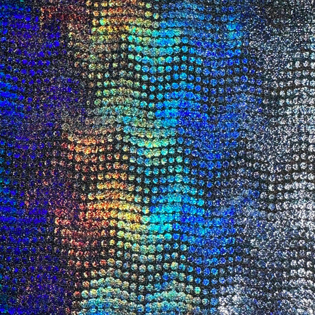 Nylon Spandex Hologram Fabric 4-Way Stretch