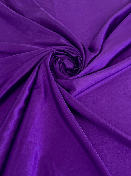 Purple Luxury Silky Stretch Satin