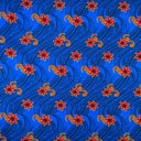 Tiare Waves Polyester Fabric - Traditional Tattoo Wave Print, 60" Width (1 Yard)