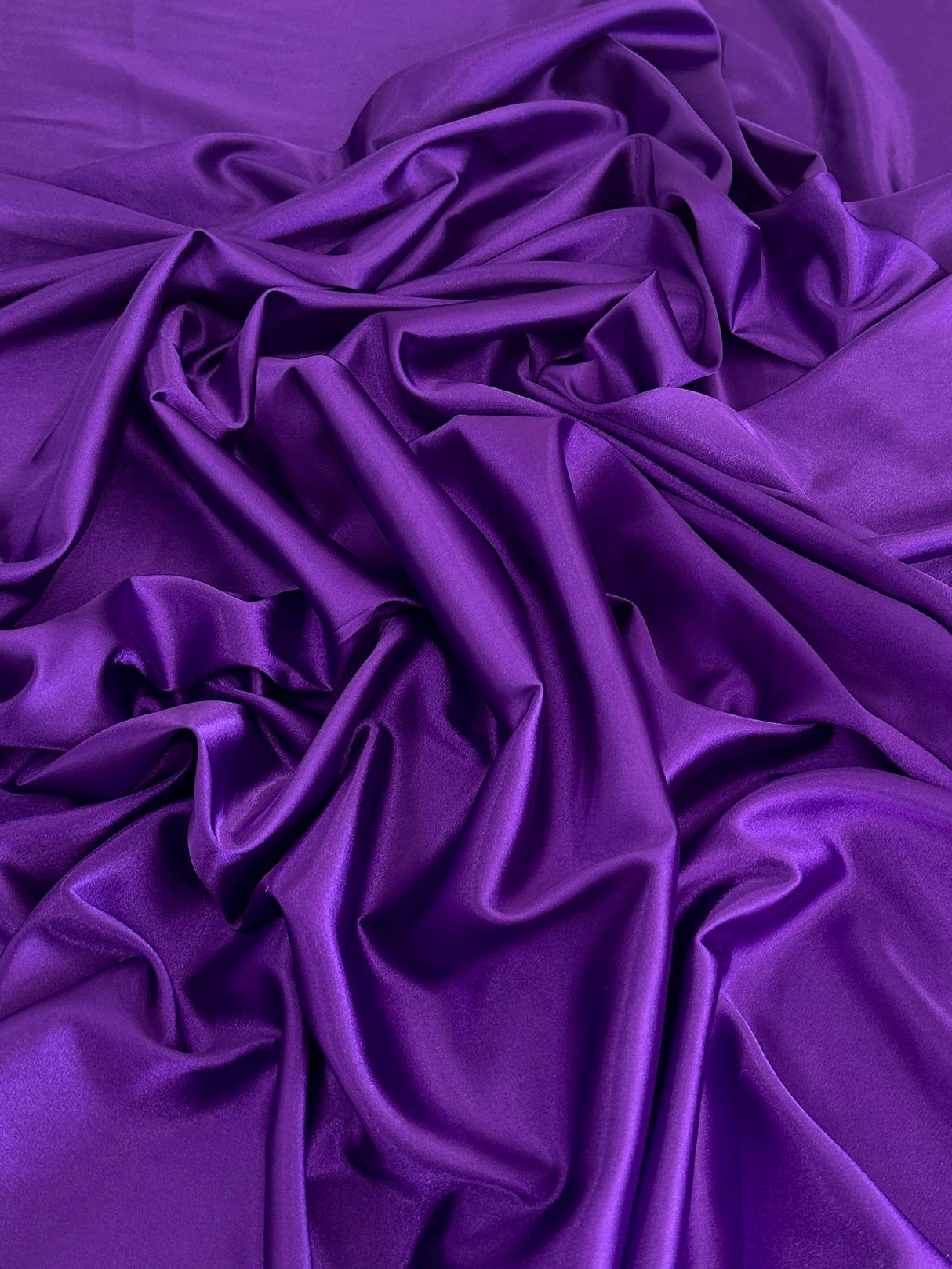 Purple Luxury Silky Stretch Satin