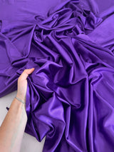 Purple Luxury Silky Stretch Satin