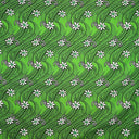 Polyester Fabric Tiare Waves Traditional Tattoo Print