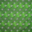 Tiare Waves Polyester Fabric - Traditional Tattoo Wave Print, 60" Width (1 Yard)