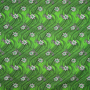Tiare Waves Polyester Fabric - Traditional Tattoo Wave Print, 60" Width (1 Yard)
