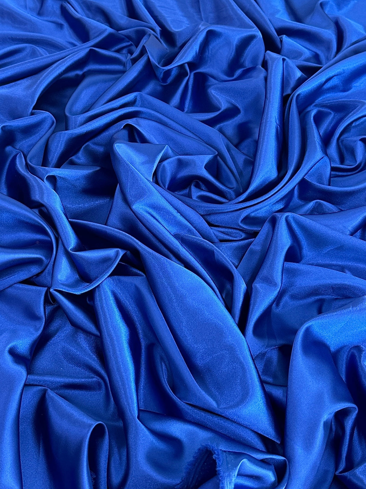 Luxury Silky Stretch Satin Royal Blue