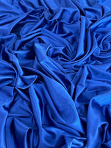 Luxury Silky Stretch Satin Royal Blue
