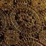 Polyester Galaxy Cord Embroidery Lace Fabric 50" Gold Copper