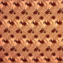 Polyester Fabric Tiare Waves Traditional Tattoo Print