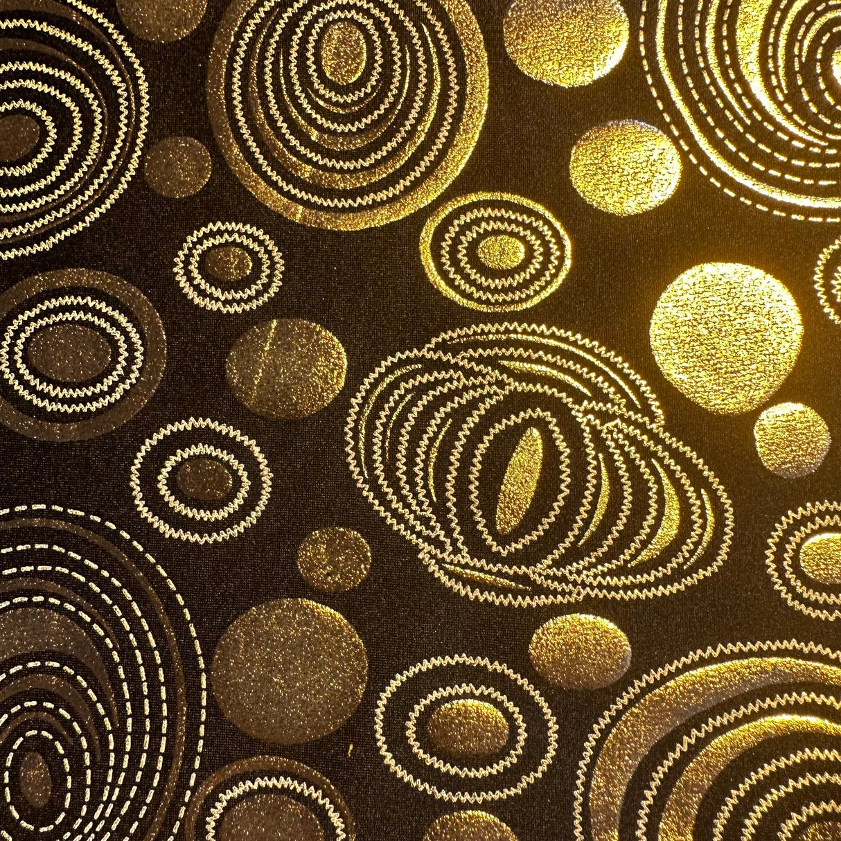 Nylon Spandex Galaxy Foiled Fabric 60"