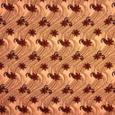 Tiare Waves Polyester Fabric - Traditional Tattoo Wave Print, 60" Width (1 Yard)