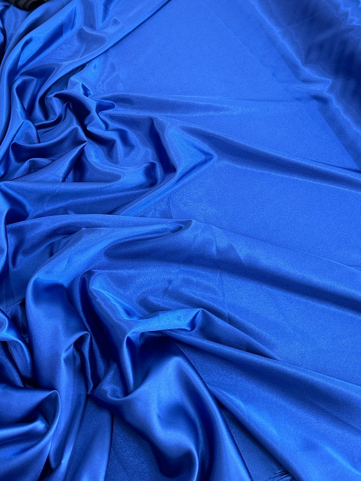 Luxury Silky Stretch Satin Royal Blue