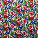 Polyester Fabric Hibiscus Floral Print