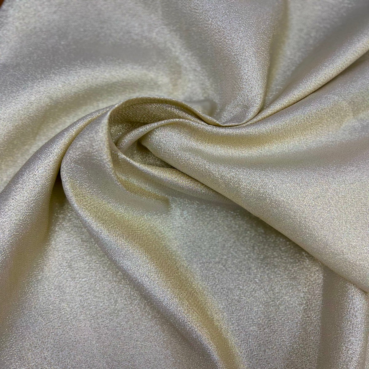 Iridescent Glitter Lurex Faux Satin Polyester Fabric - Lavender, Pink, Gold, Rose Gold, Silver Accent, 58" Width (1 Yard)