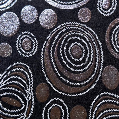 Nylon Spandex Galaxy Foiled Fabric 60"