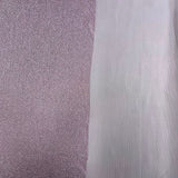 Iridescent Glitter Lurex Faux Satin Polyester Fabric - Lavender, Pink, Gold, Rose Gold, Silver Accent, 58" Width (1 Yard)