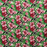 Polyester Fabric Multicolor Hibiscus Flowers