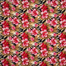 Polyester Fabric Multicolor Hibiscus Flowers