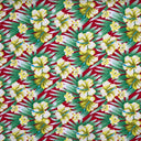 Polyester Fabric Hibiscus Floral Print