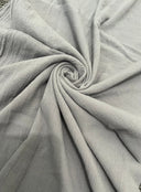 Gray Crinkle Cotton Gauze