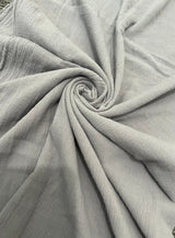 Gray Crinkle Cotton Gauze