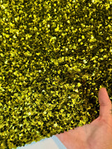 Stretch Sequin on Velvet Olive Green