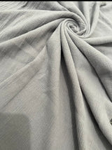 Gray Crinkle Cotton Gauze