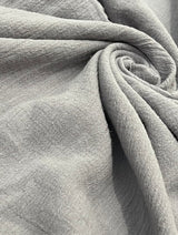 Gray Crinkle Cotton Gauze