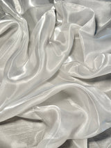 Liquid Shimmery Organza White