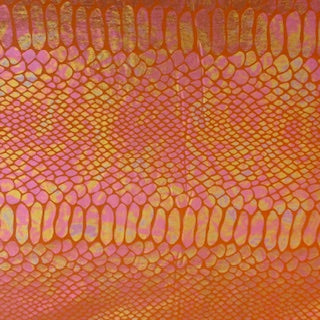 Stretch Velvet Fabric Snake Foil 60"
