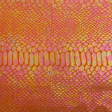 Stretch Velvet Fabric Snake Foil 60"