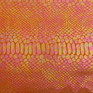 Stretch Velvet Fabric Snake Foil 60"