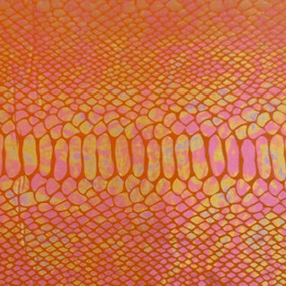 Stretch Velvet Fabric Snake Foil 60"