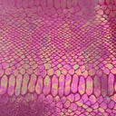 Stretch Velvet Fabric Snake Foil 60"