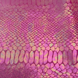 Stretch Velvet Fabric Snake Foil 60"