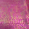 Stretch Velvet Fabric Snake Foil 60"