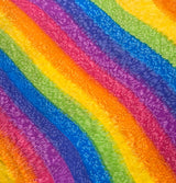 Rainbow Color Polyester Sarong Polyester Fabric - Multicolor Rainbow Gradient, 72" L X 45" W (1 Piece)