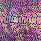 Stretch Velvet Fabric Snake Foil 60"