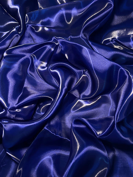 Liquid Shimmery Organza Sapphire Blue