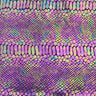 Stretch Velvet Fabric Snake Foil 60"