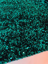 Teal Blue Sequin on Velvet