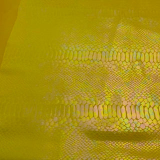 Stretch Velvet Fabric Snake Foil 60"
