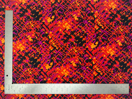 1 yard ITY geometric knit fabric – stretch spandex polyester fabric for dresses, tops, and skirts 58" 60" Width
