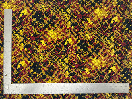 1 yard ITY geometric knit fabric – stretch spandex polyester fabric for dresses, tops, and skirts 58" 60" Width