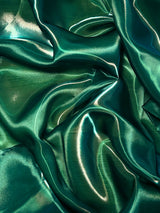 Liquid Shimmery Organza Diamond Green