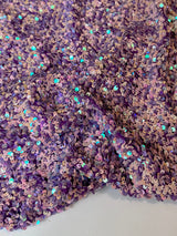 Stretch Sequin on Velvet Lilac