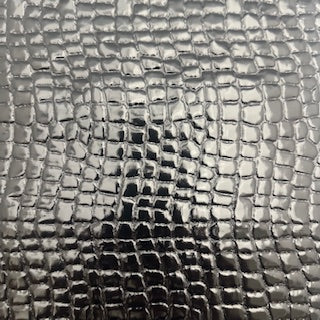Mirror Vinyl Embossed Animal Print Fabric 60"