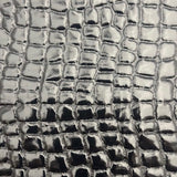Mirror Vinyl Embossed Animal Print Fabric 60"