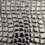 Mirror Vinyl Embossed Animal Print Fabric 60"