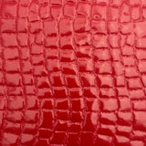 Mirror Vinyl Embossed Animal Print Fabric 60"